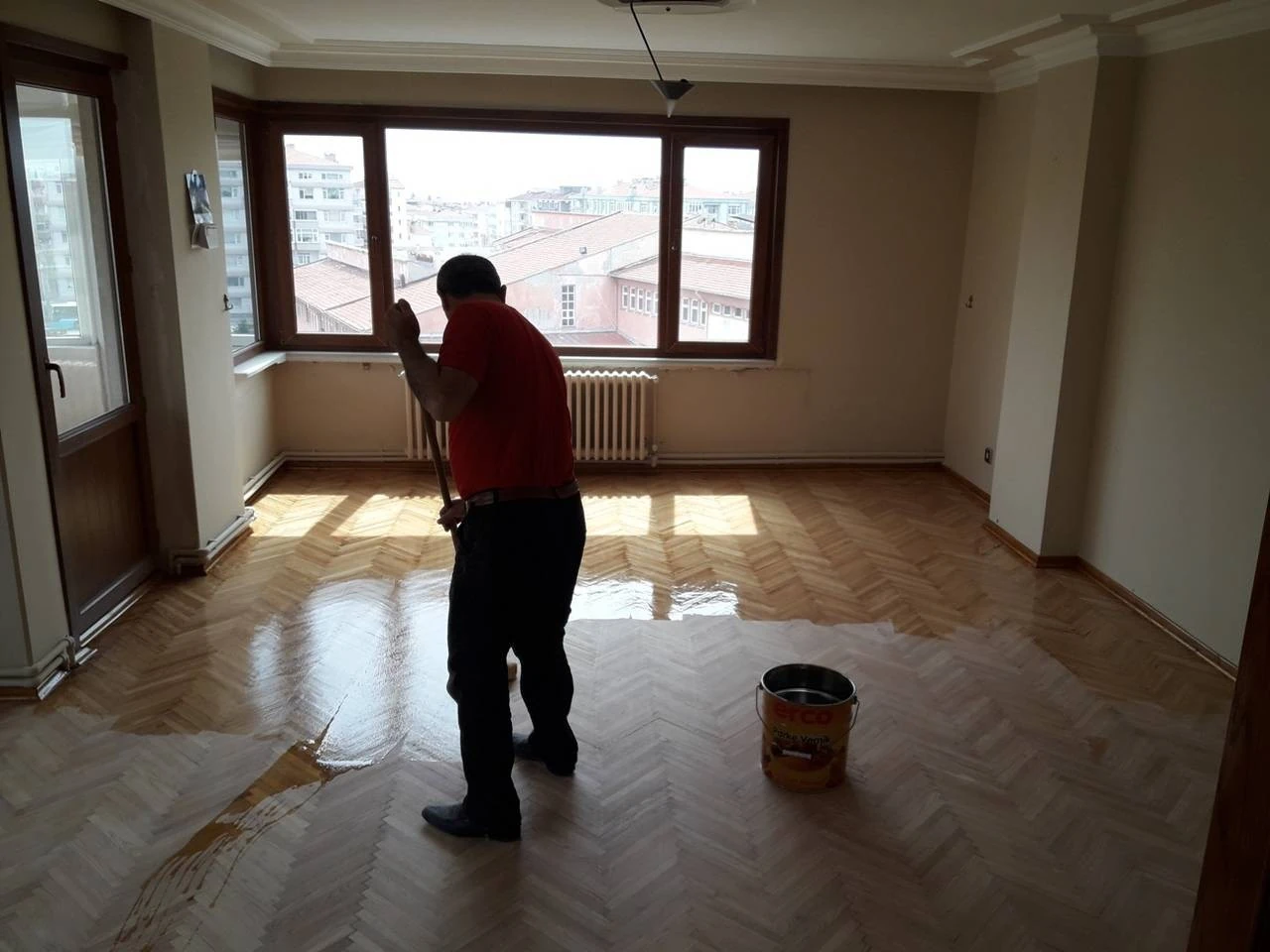 Çorlu Balık Sırtı Parke Zımpara ve Cila